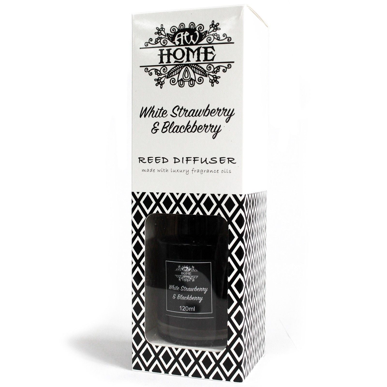 Biała Truskawka & Jeżyna - Patyczki zapachowe 120 ml