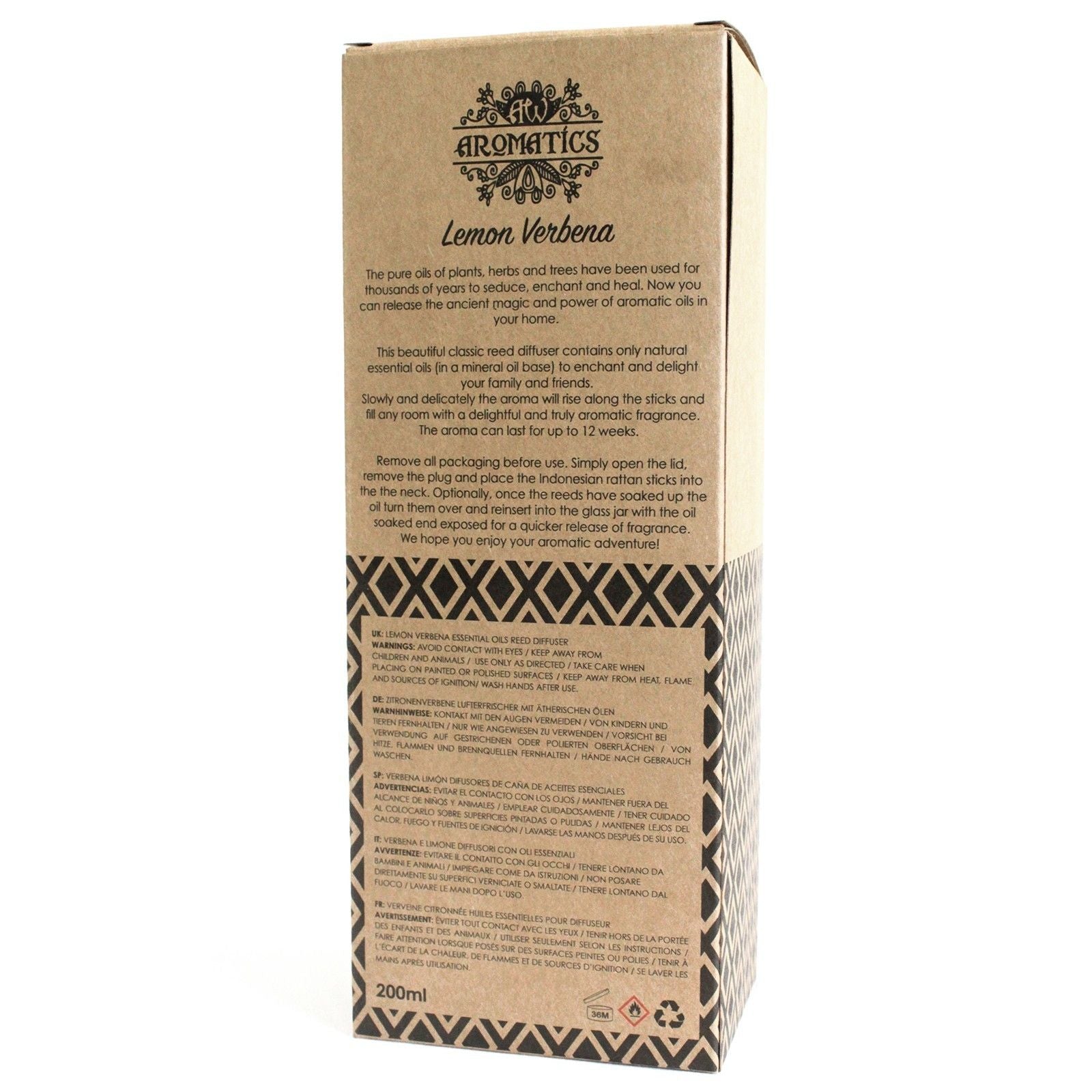 Werbena Cytrynowa – Patyczki zapachowe 200 ml