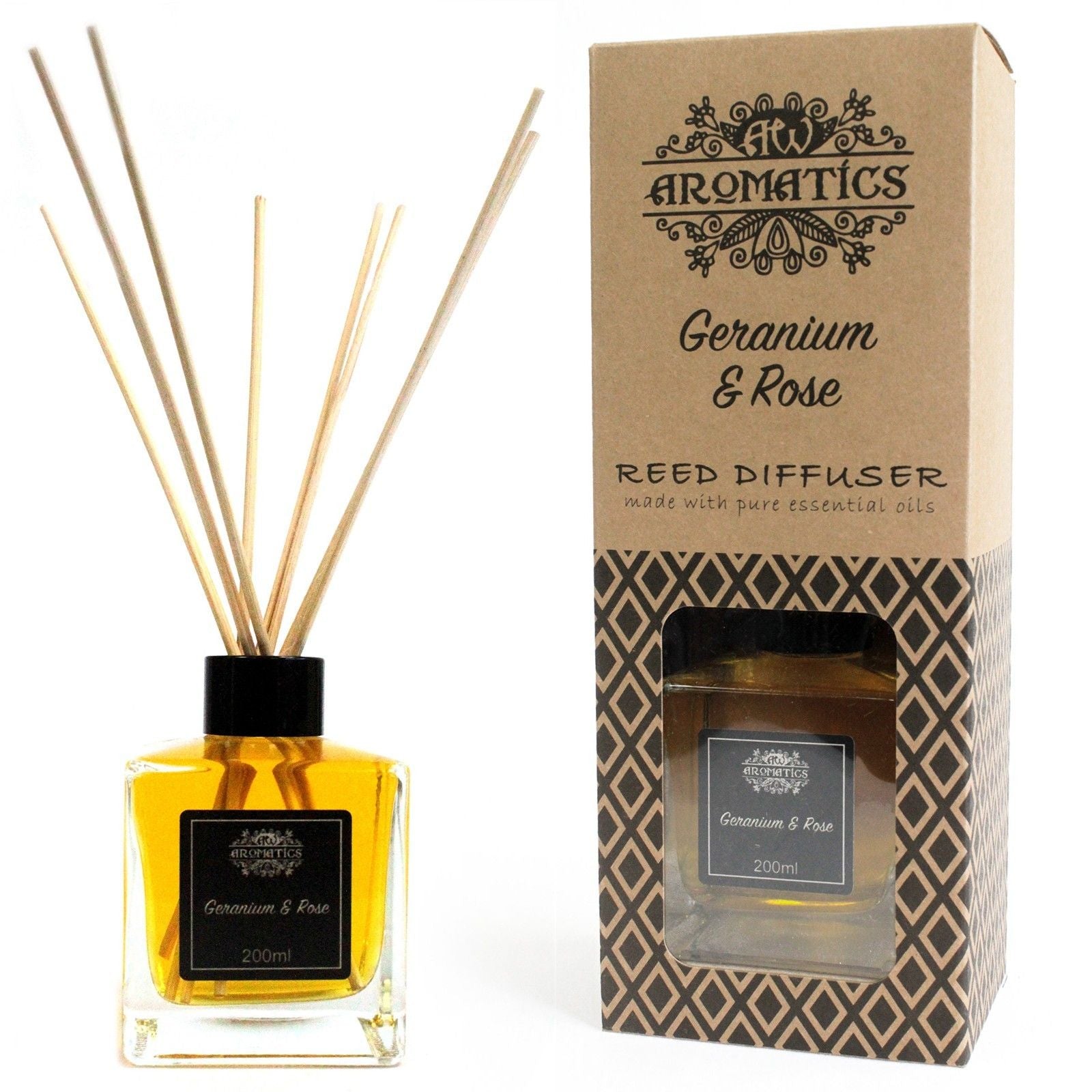 Geranium and Rose – Fragrance Sticks 200 ml
