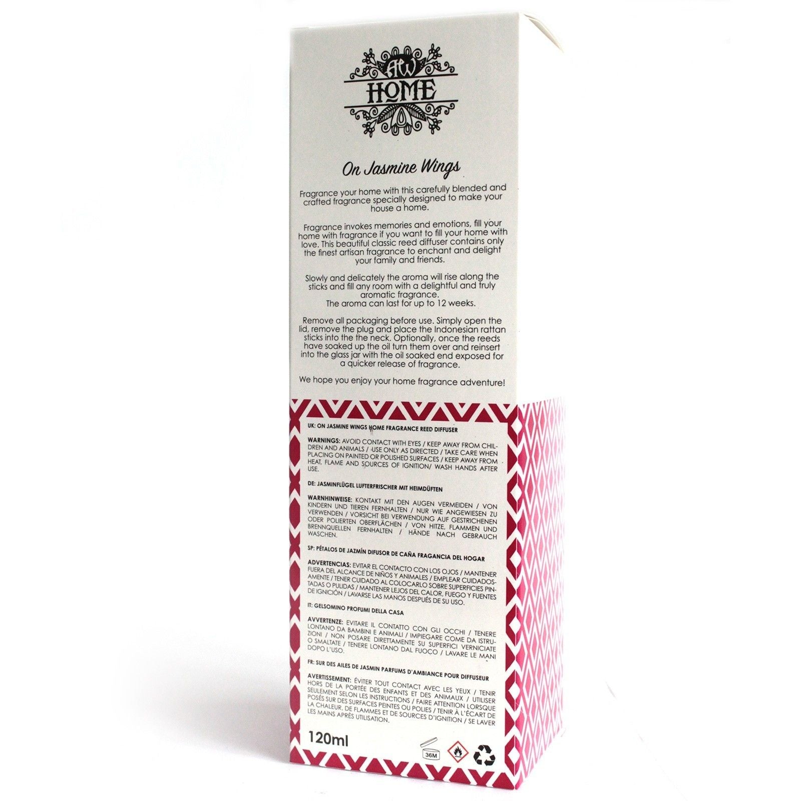 Jaśmin – Patyczki zapachowe 120 ml