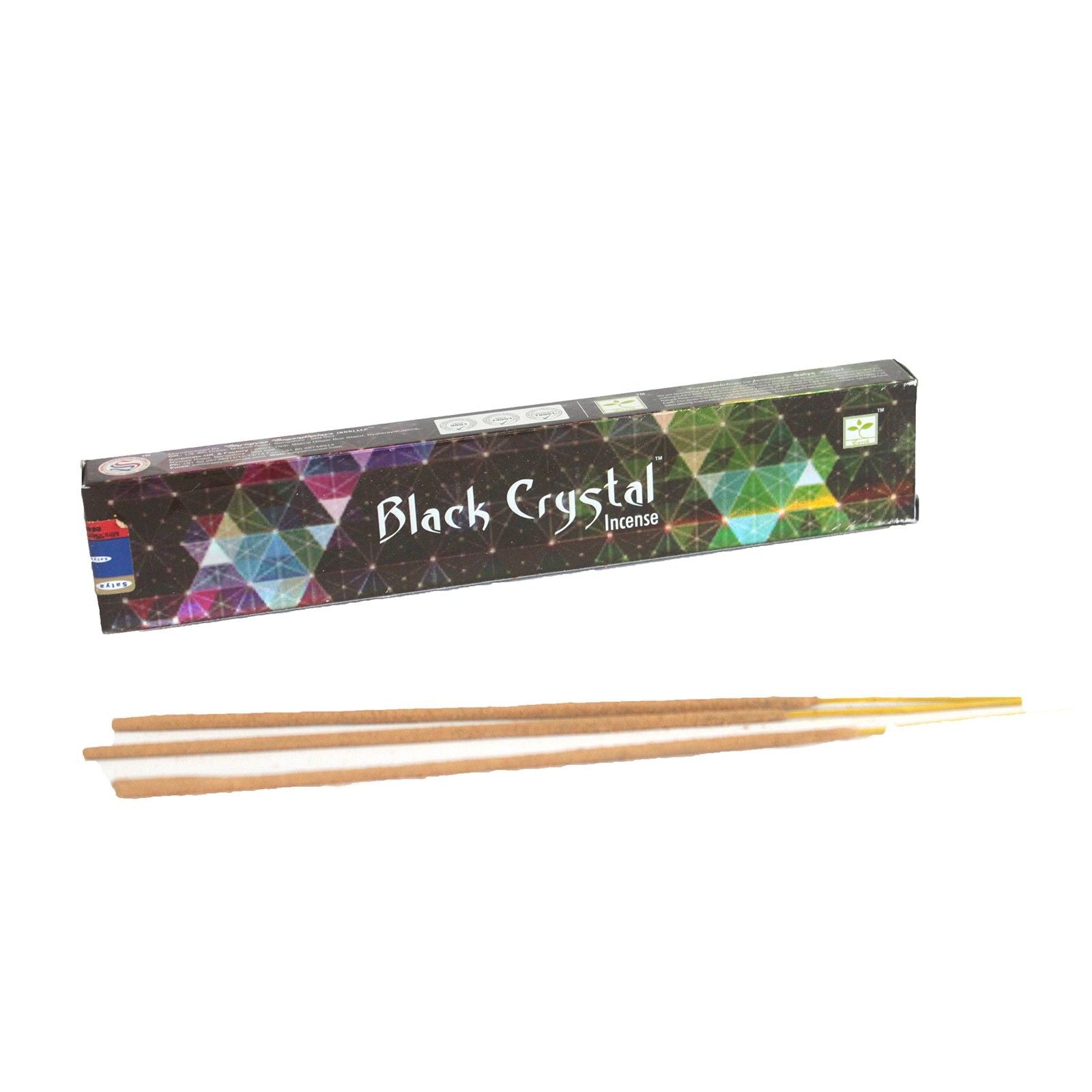 Satya Black Crystal Incense 15 g
