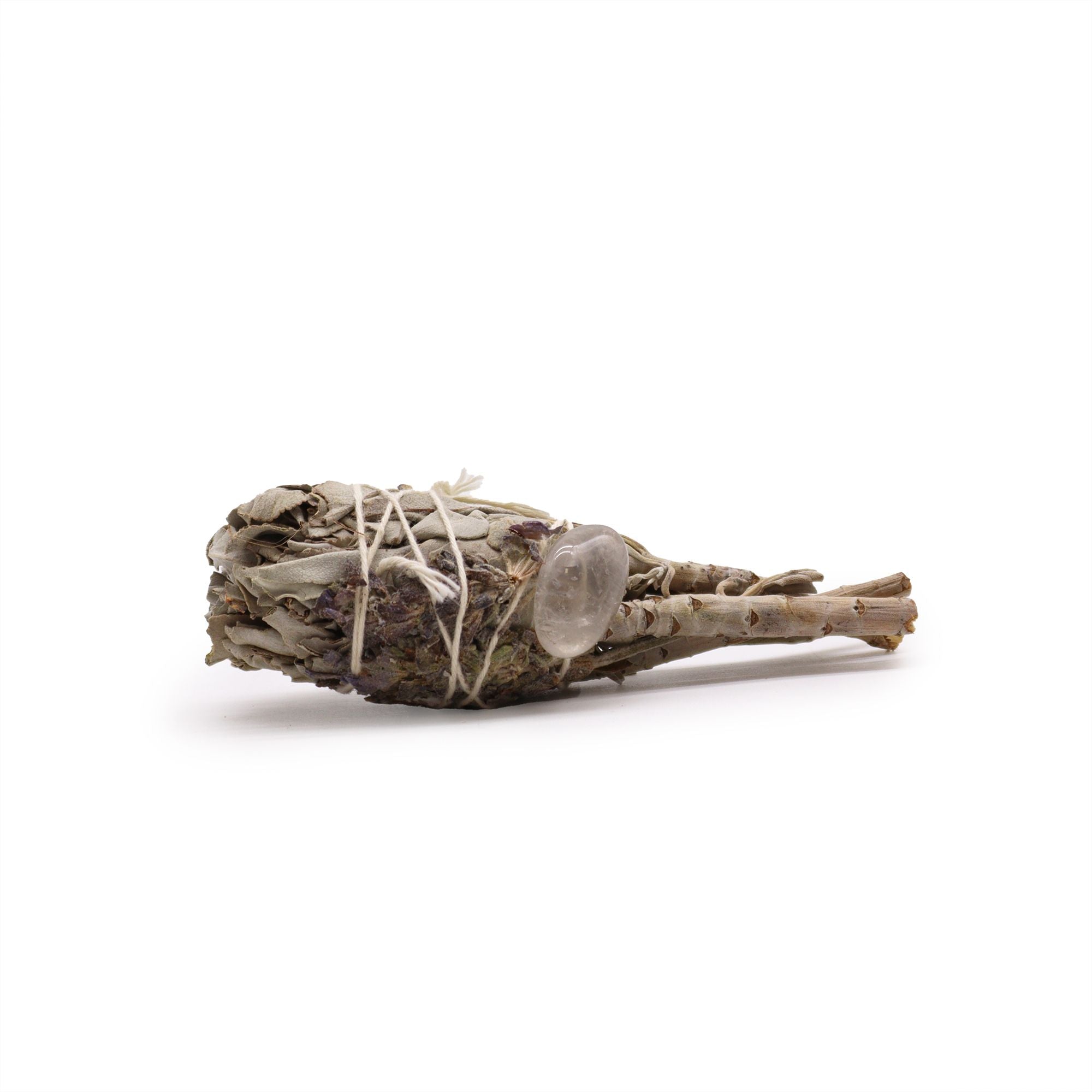 Herb Bunch – Spiritual Healing Sage Torch (Amethyst) 10 cm