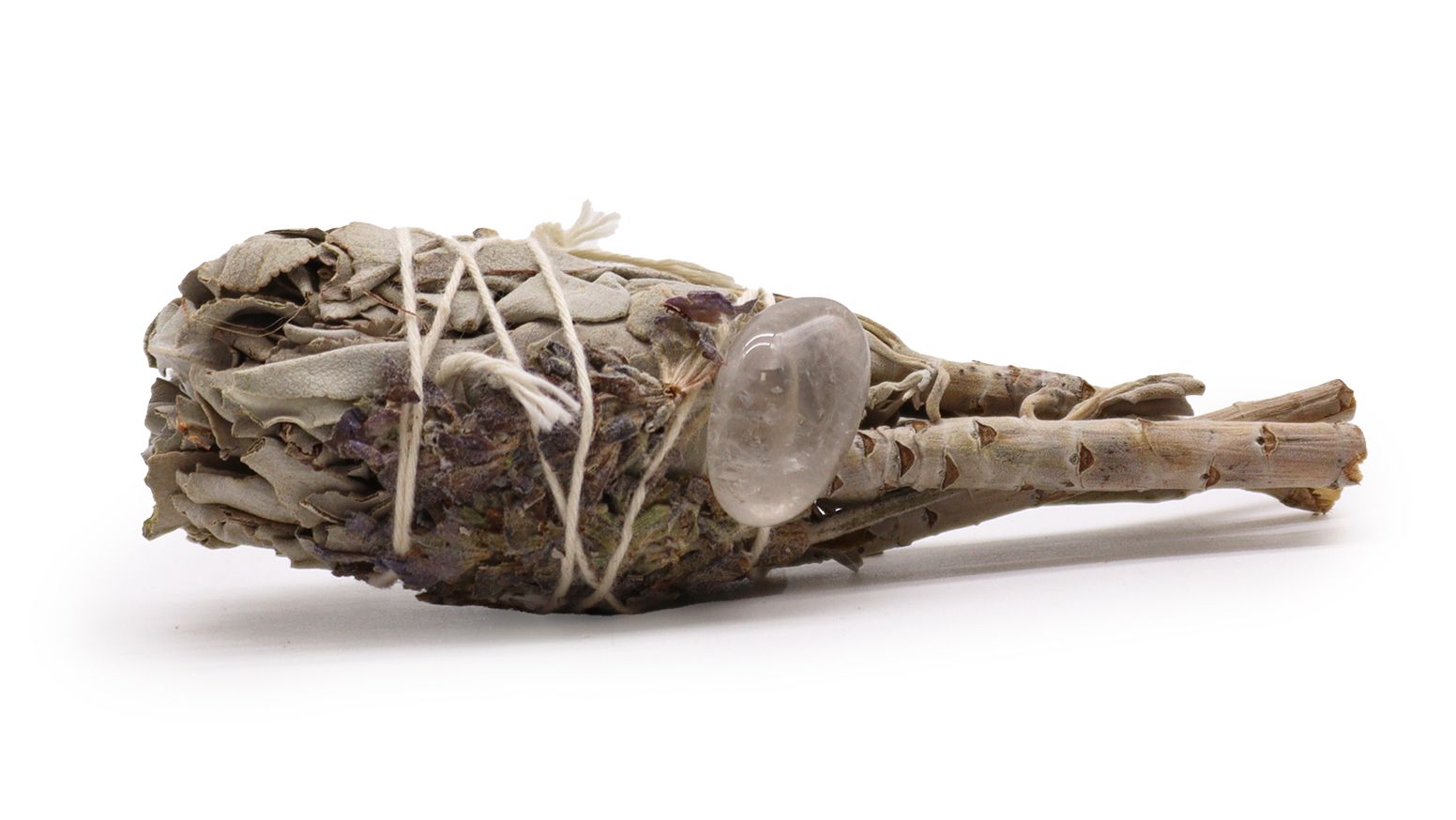 Herb Bunch – Spiritual Healing Sage Torch (Amethyst) 10 cm