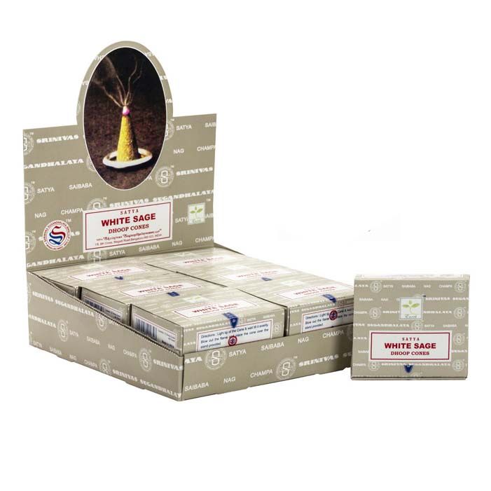 Biała Szałwia – Stożki Dhoop 26 g