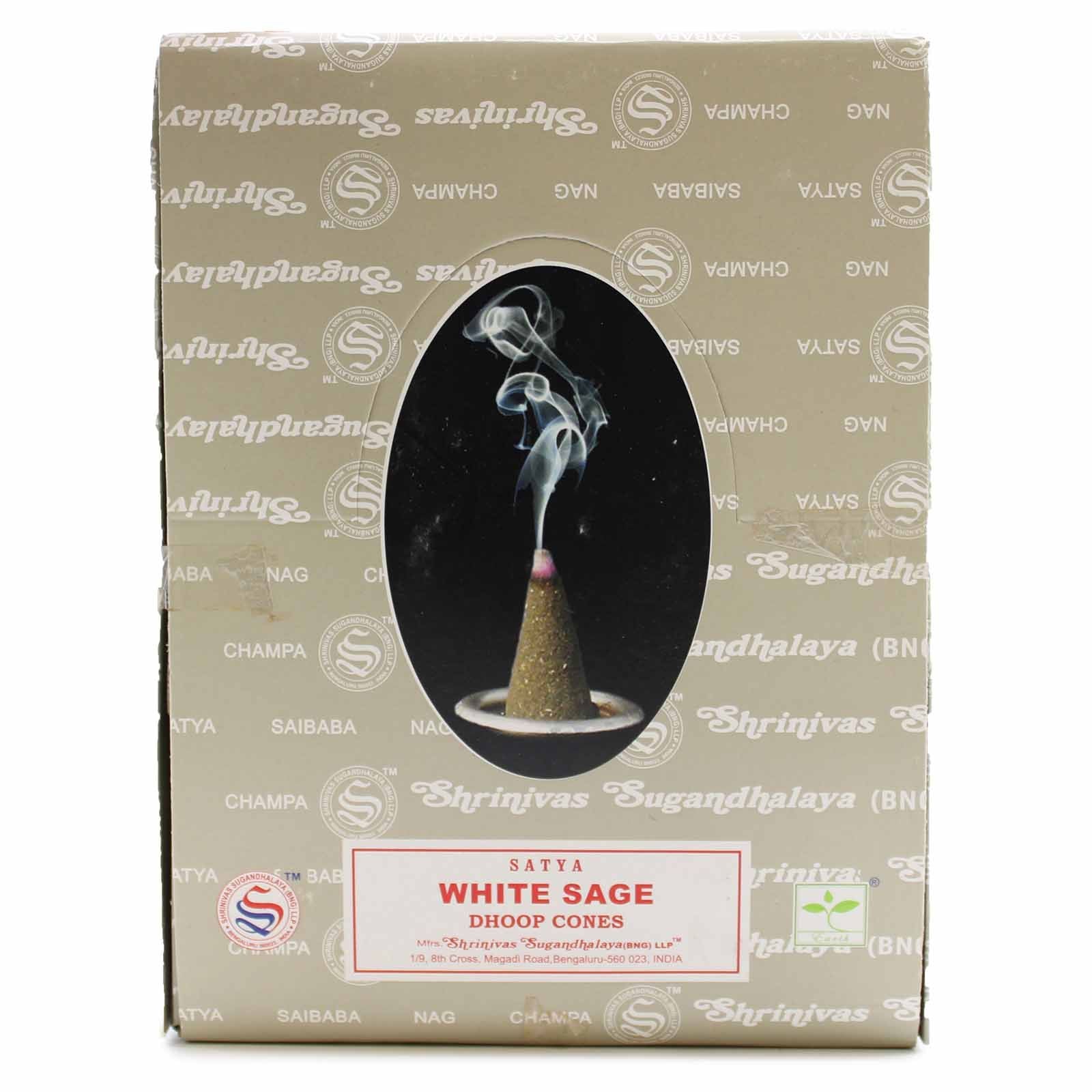 Biała Szałwia – Stożki Dhoop 26 g