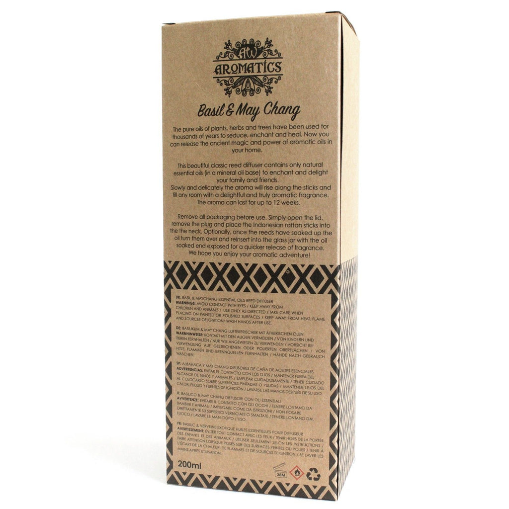 Bazylia i May Chang – Patyczki zapachowe 200 ml