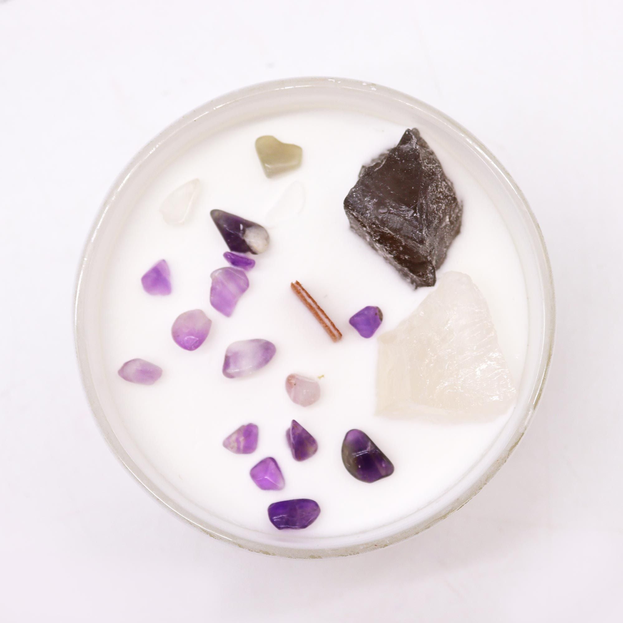 Świeca kryształowa - Crown Chakra