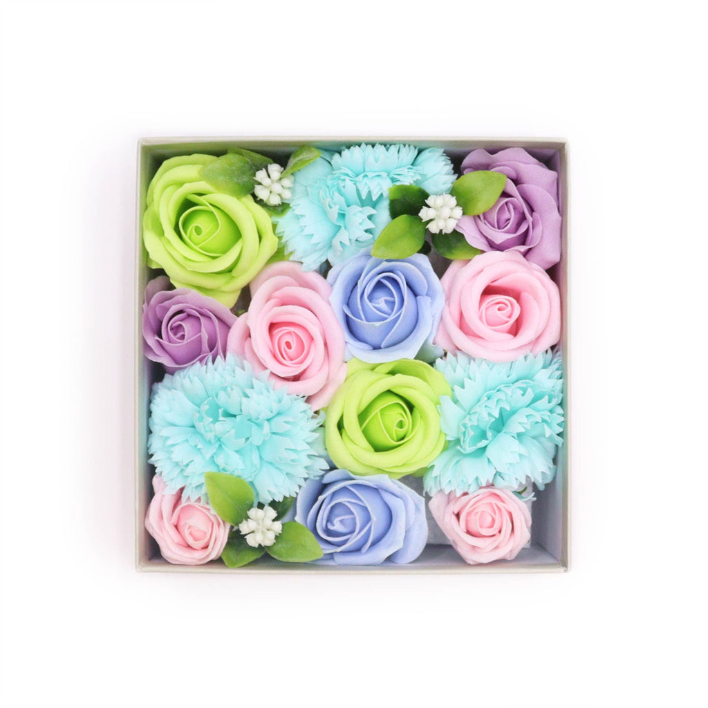 Soap Flower Bouquet – Calm Blue