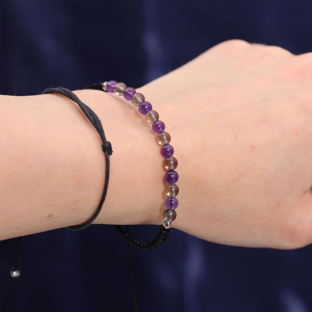 Świeca zodiakalna z kryształami – Koziorożec ♑
