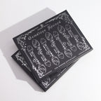 Set of 7 Dark Silver Witch Spoons with Crystals