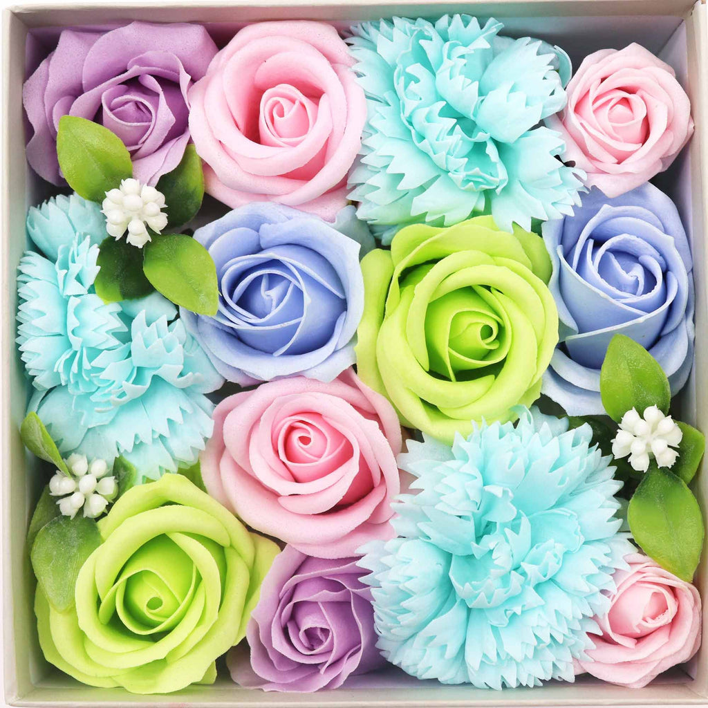 Soap Flower Bouquet – Calm Blue