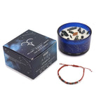 Świeca zodiakalna z kryształami – Baran ♈