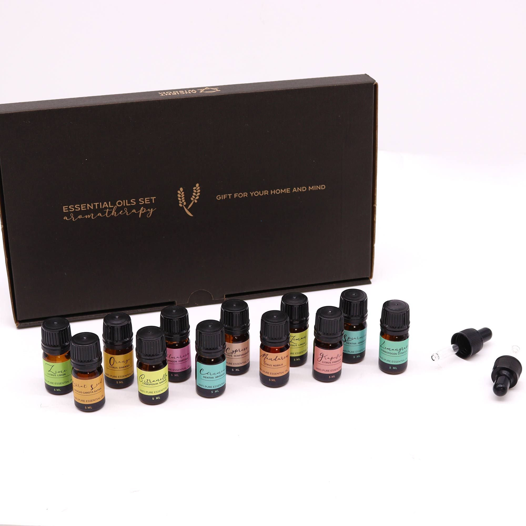 Letni Zestaw Olejków – 12 x 5ml + 2 pipety