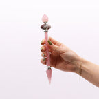 Shiva Lingam Magic Wand – Rose Quartz