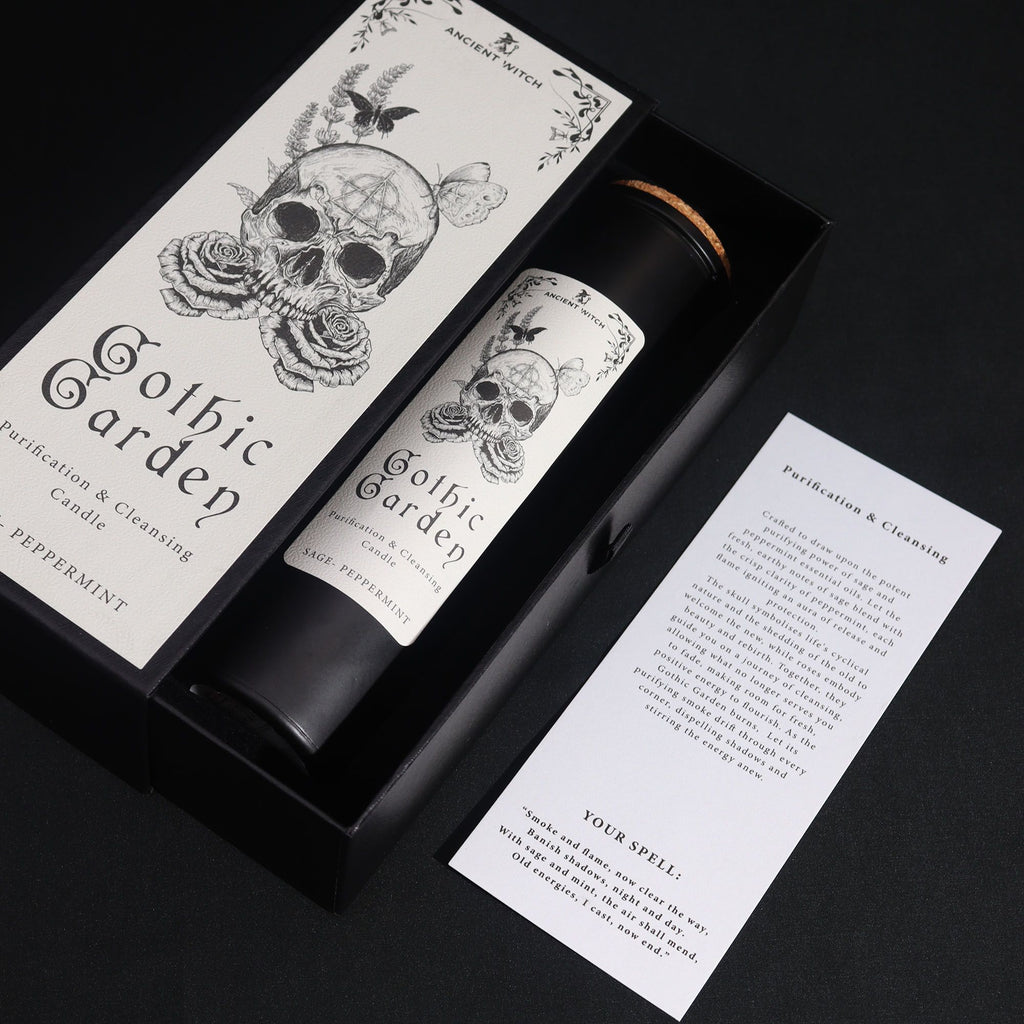 Cleansing Candle – Ancient Witch Gothic Garden