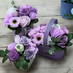 Bukiet Petite Basket – Delikatna Lawenda
