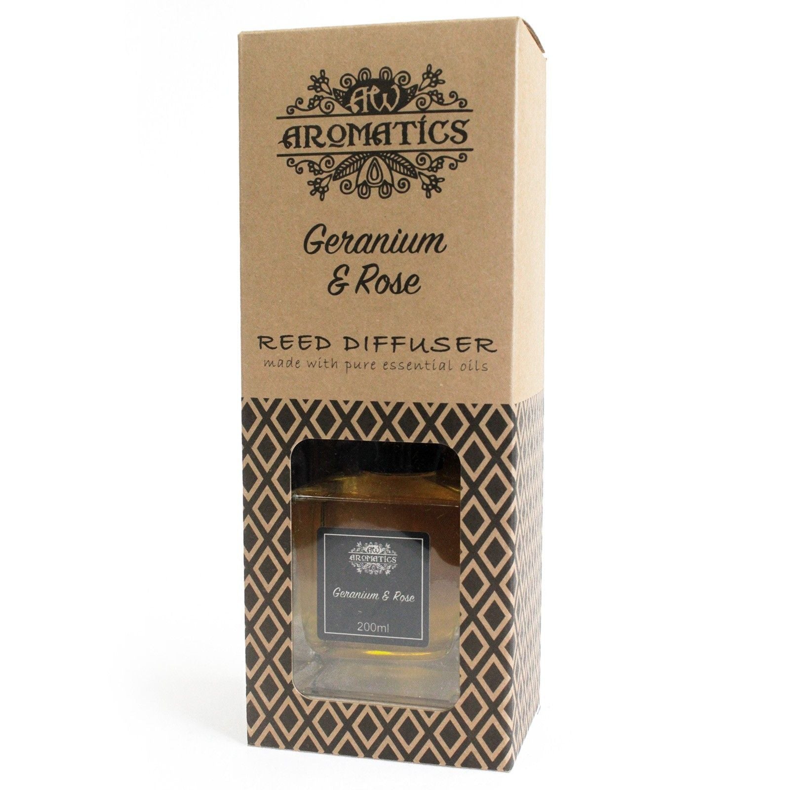 Geranium i Róża – Patyczki zapachowe 200 ml