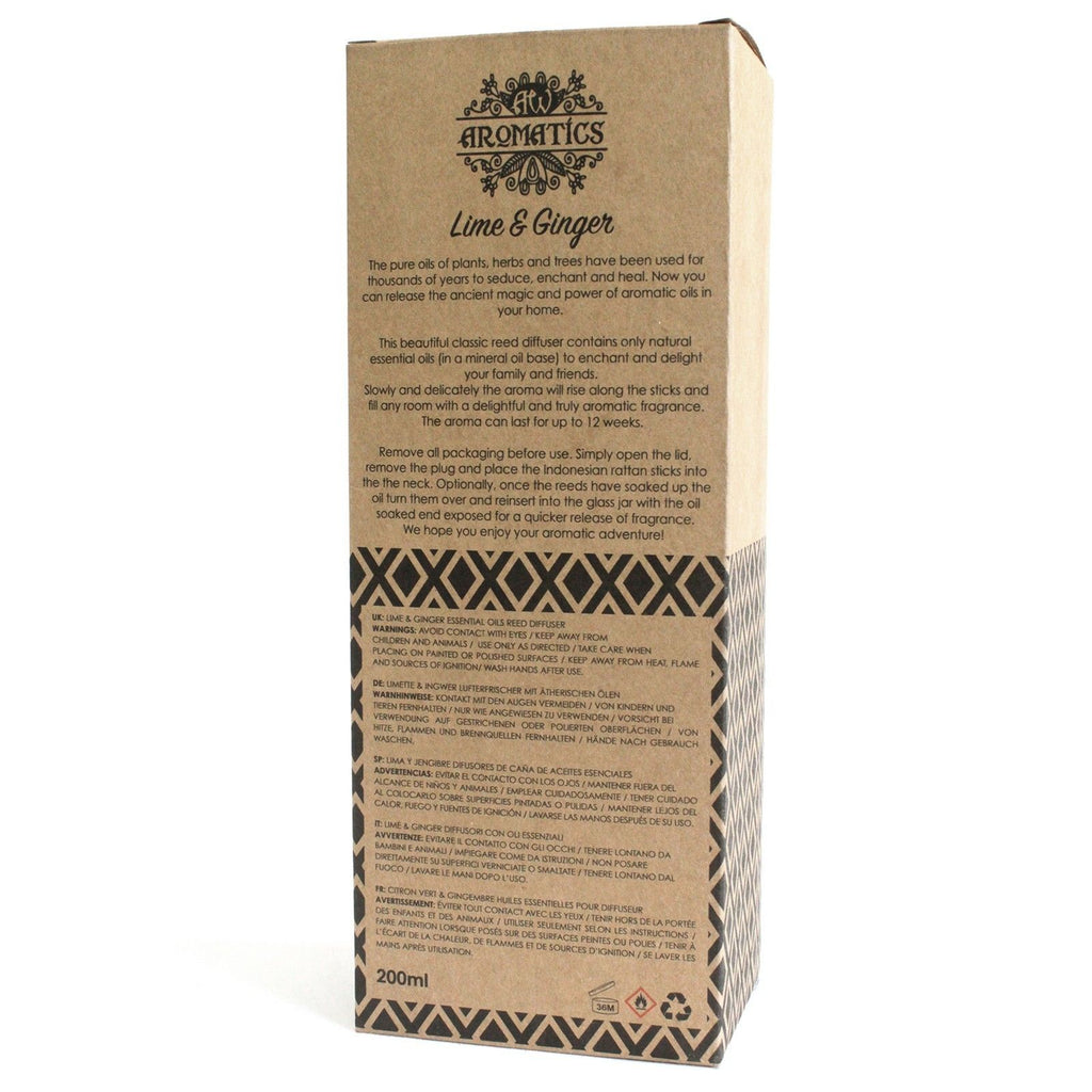 Limonka i Imbir – Patyczki zapachowe 200 ml