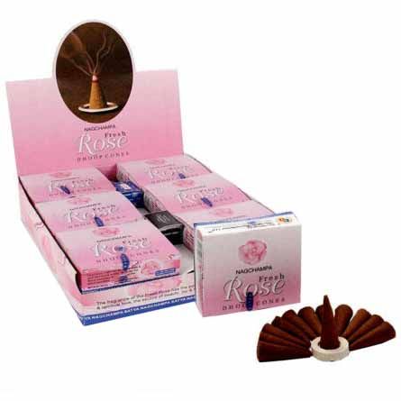 Świeża Róża – Stożki Dhoop 26 g