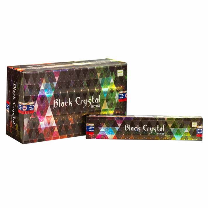 Satya Black Crystal Incense 15 g