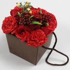Soap Bouquet – Red Rose and Carnation