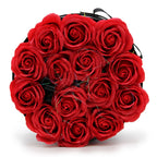 Soap Flower Bouquet – 14 Red Roses