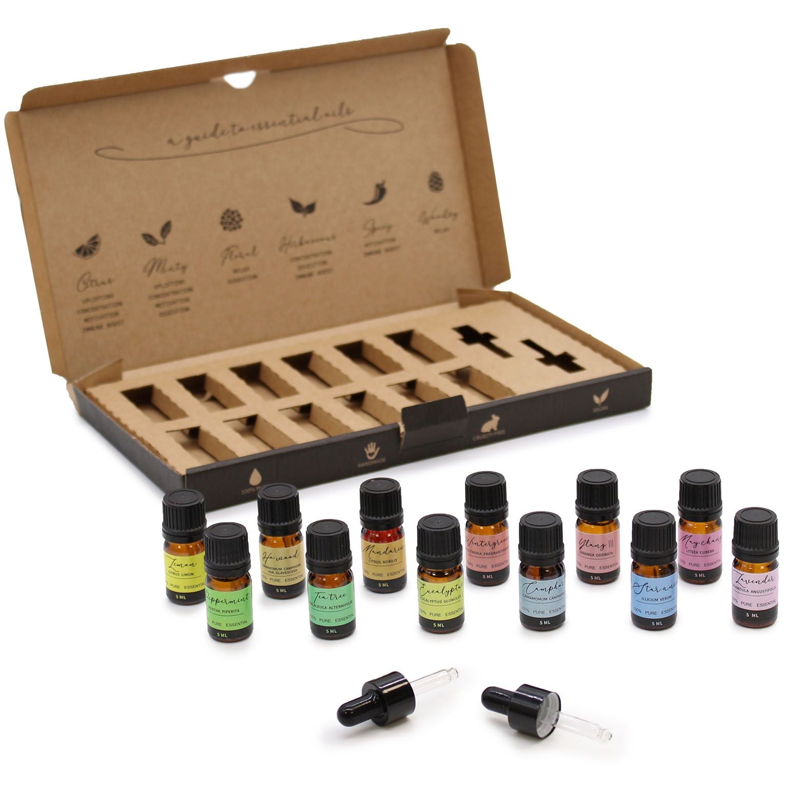 Zestaw Olejków – 12 x 5ml + 2 pipety