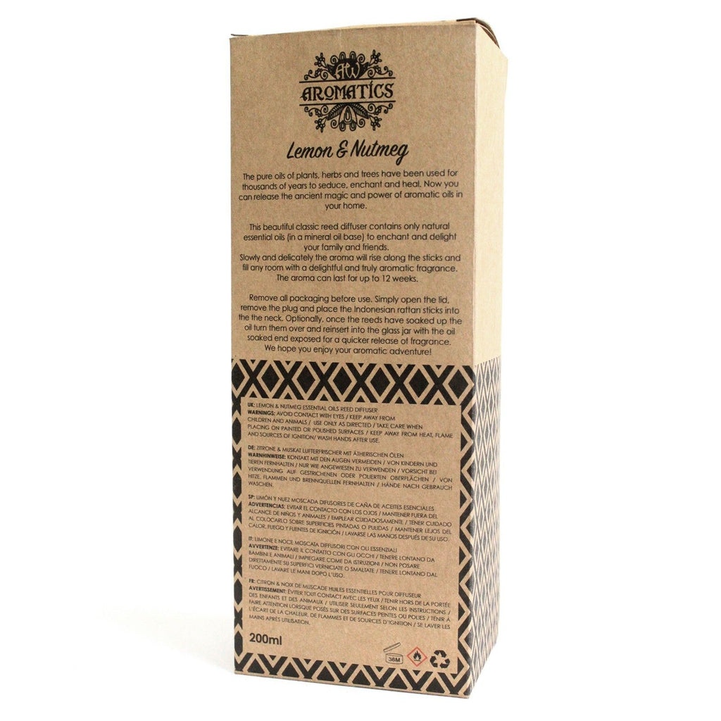 Cytryna i Gałka Muszkatołowa – Patyczki zapachowe 200 ml